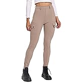 Womens Cargo Leggings Yoga Work Pants Gym Athletic Workout Running High Waisted with Pockets Stretch Casual Bottoms