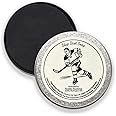 Seattle Sundries Slap Shot Hockey Puck Soap, Hockey Gift Idea 1 (4oz) Bar of Odor Fighting Activated Charcoal Soap in a Retro Gift Tin, Natural and Handmade