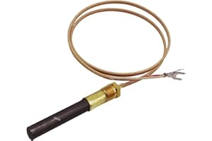 MENSI 24“ 750Millivolt Thermopile Generator Q313A for Propane Natural Gas Fireplace, Deep Fryer,Furnace, Water Heater Parts Pilot Burner Assembly Replacement