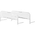 Dream On Me Lightweight Mesh Security Adjustable Bed Rail Double Pack with Breathable Mesh Fabric in White, 2 Count (Pack of 1)