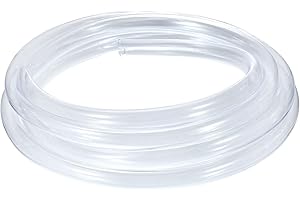 PATIKIL PVC Tubing 7/8" ID x 8/9" OD (22 mm x 24 mm) 5 Ft / 1.5 Meter, Flexible Clear Vinyl Tubing Water Hose Tube for Revers