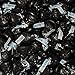 HERSHEY'S KISSES Candy Black Foiled Milk Chocolate - Bulk Candy (Black, 4lb)
