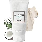 HEIMISH All Clean White Clay Foam - Deep Cleansing, Pore Minimizing, Blackhead Remover, Hydrating, Daily Face Wash with White Clay, Coconut Oil, for Double Cleansing, Korean Skincare, 5.3oz/150g