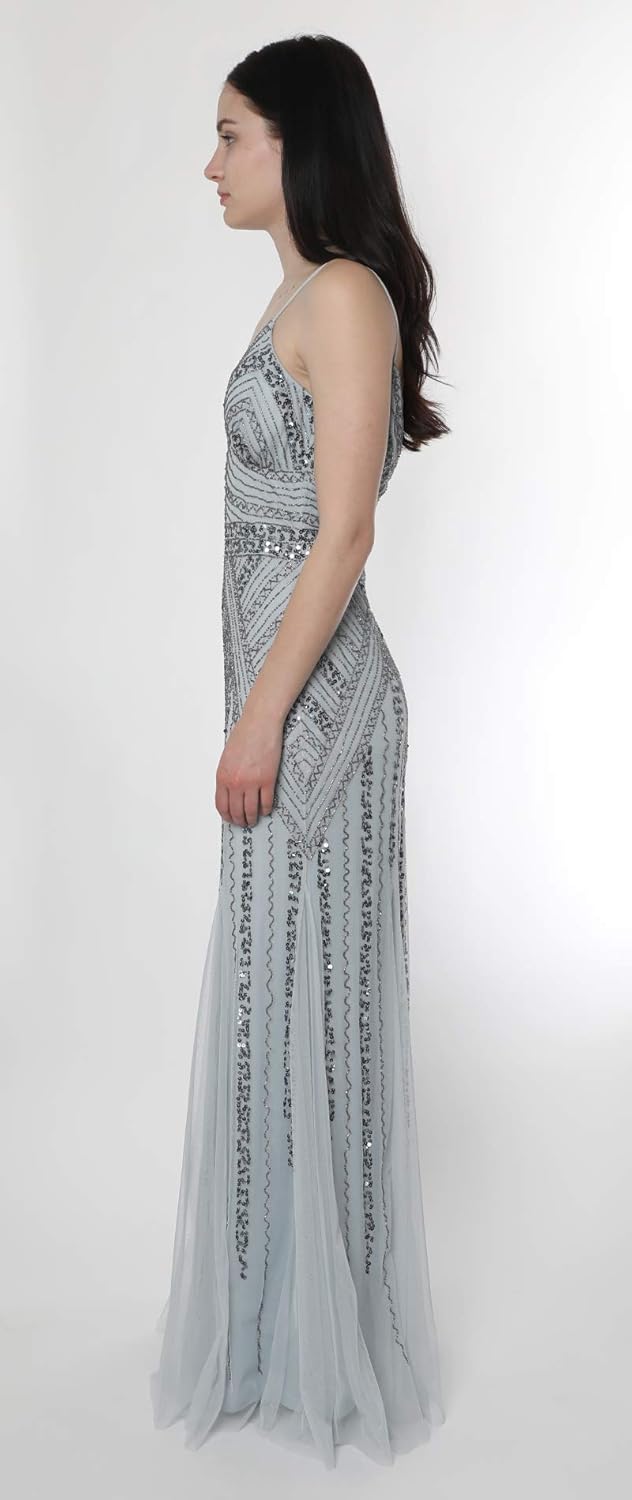 marina beaded gown