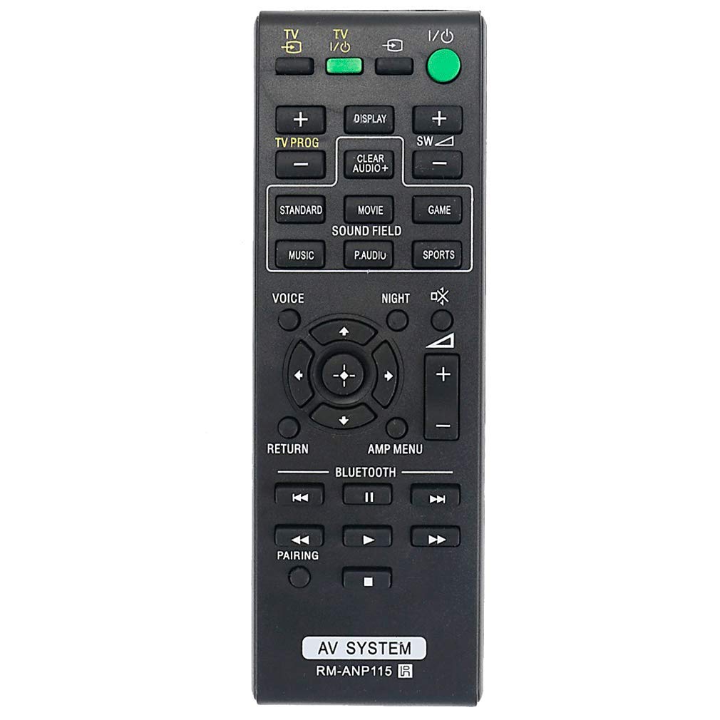 VINABTY RM-ANP115 Replacement Remote Control for Sony Sound Bar HT-CT370 SA-WCT770 SA-CT370 HT-CT770 SA-CT770 HTCT370
