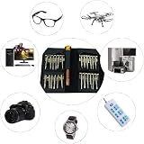 Gadgetking 25 Set Mini Screwdriver Kit Bits Precision Tool Leather Case view 4