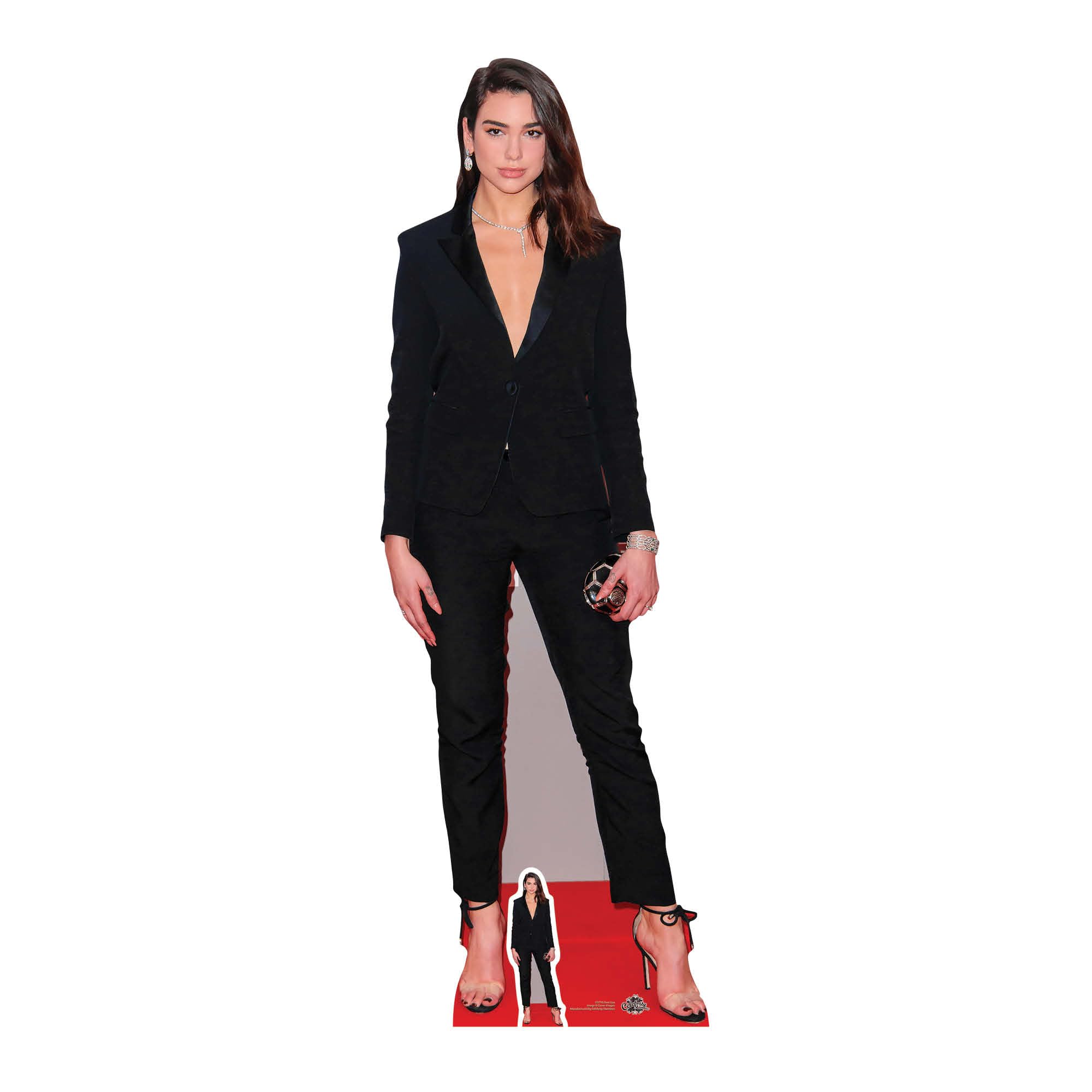 Star Cutouts Ltd CS716 Lifesize cardboard cut Out with Free Mini Cut Out of Dua Lipa, Cardboard, Multi-Colour, 175 x 59 x 175 cm — image 1