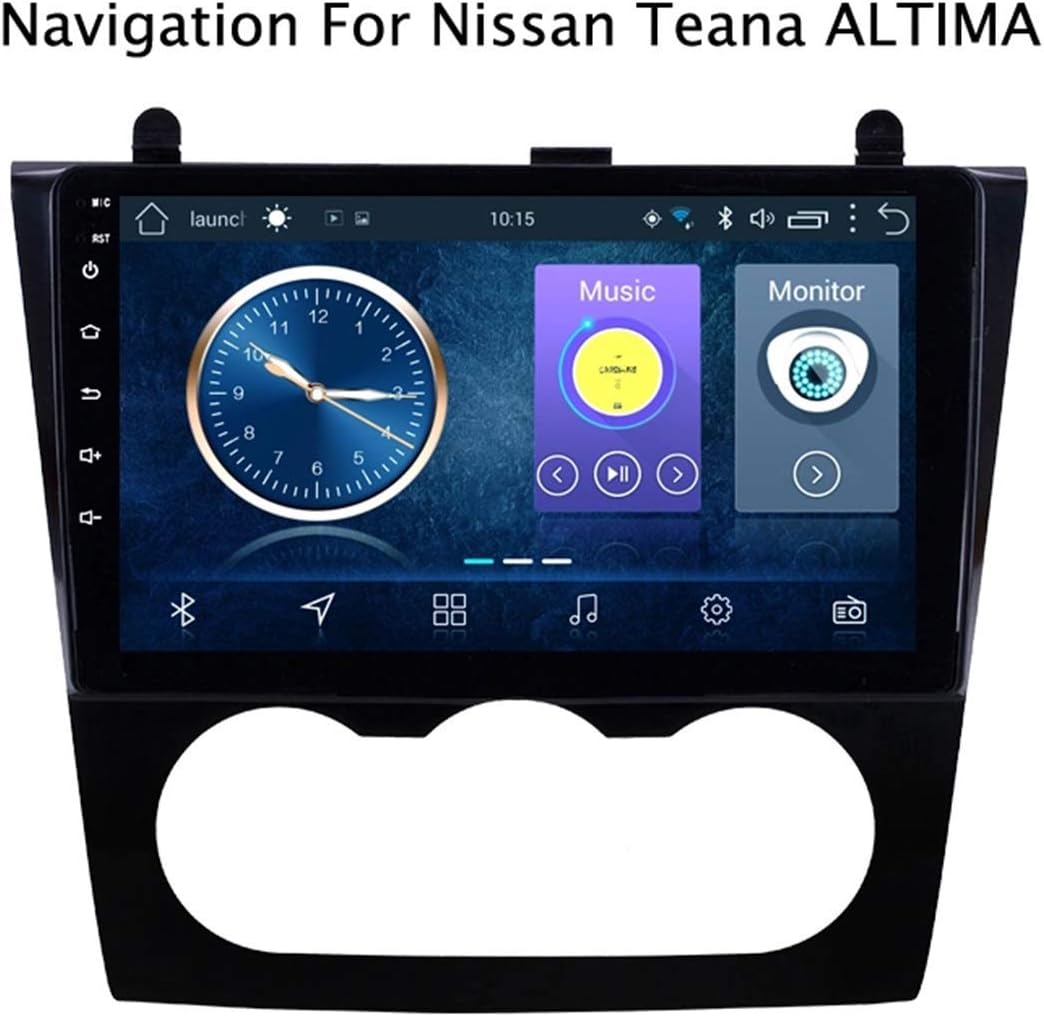 DUMXY Android 8.1 Car Stereo GPS Navigation for Nissan Teana ALTIMA (MT) 2008-2012 9 Inch Capacitive Screen Support Screen Mirror Link Steering Wheel Control WiFi Bluetooth 2USB AUX