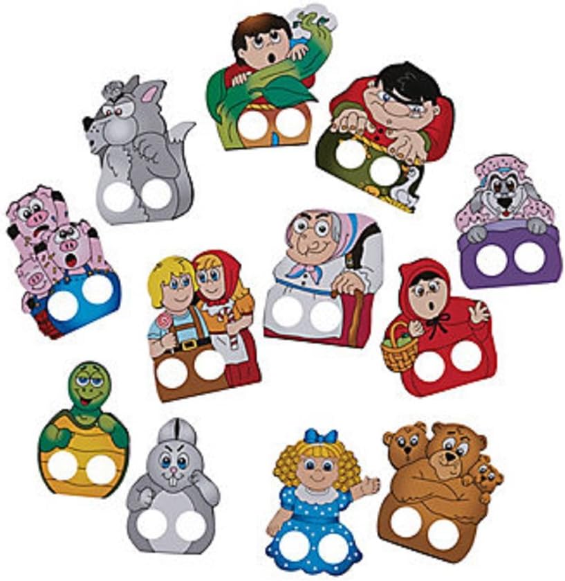 cardboard finger puppets