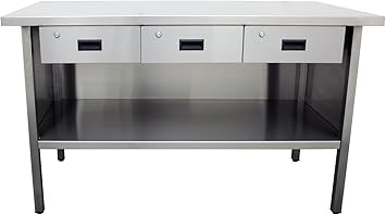Jamco Products Vo360 Stainless Steel Work Bench With Drawers 3