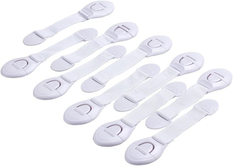 10 Pieces Baby Door Drawer Cabinet Safety Lock Latch
