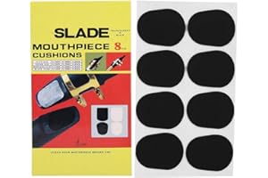 VBEST LIFE Life Black Alto Saxophone Cushions, Baritones Saxophone Pads Alto Saxophone Mouthpiece Cushions Patches Pads