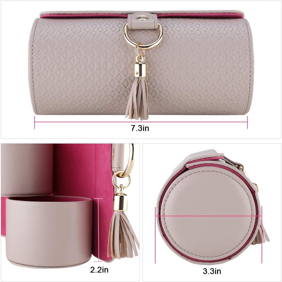 Vlando Viaggio Small Jewelry Case, Travel Accessory Storage Box: Home & Kitchen