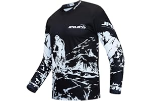 Hotlion Kids Dirt Bike Jersey Youth Motocross Shirts for Boys Mountain Long Sleeve Cycling Jersey Child Off Roading Jersey