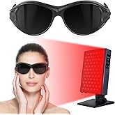 TAYLL Professional Red Light Therapy Glasses,Eye Protection for Red Light Therapy and Tanning