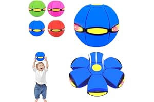 Magic Metaball, Bouncy Ball, Parent-Child Interaction with Lights, Magic Ball Delight Disc (Blue Glowing Version)