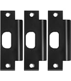 Zonon 4 Pcs Carbon Steel Door Strike Plate 4-7/8 X 1-1/4 Inch T Blank - View #2