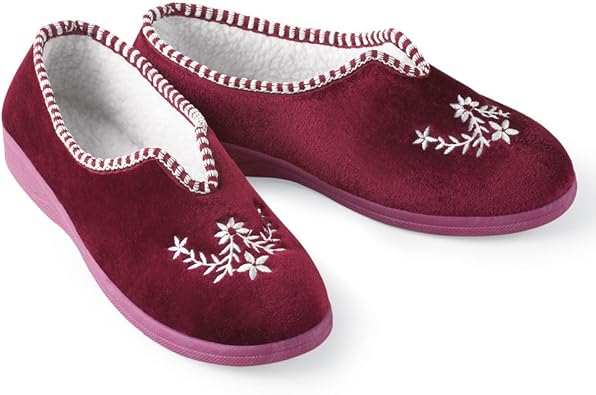 women's embroidered slippers