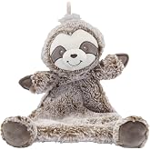 Baby Paper Sloth Crinkle Cuddler, Plush Sensory Lovey for Baby &amp; Toddler
