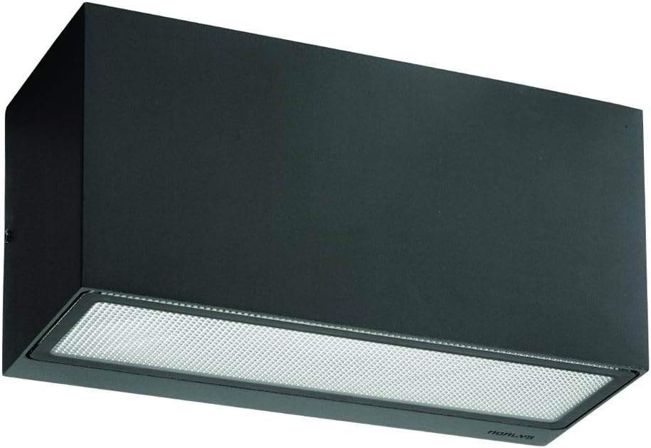 Asker Up/Down 18W Graphite by Norlys