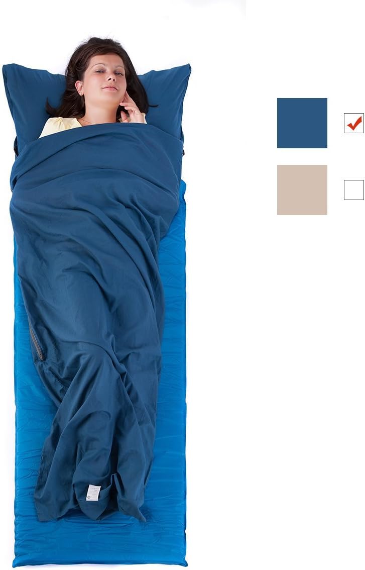 sleeping bag cotton on