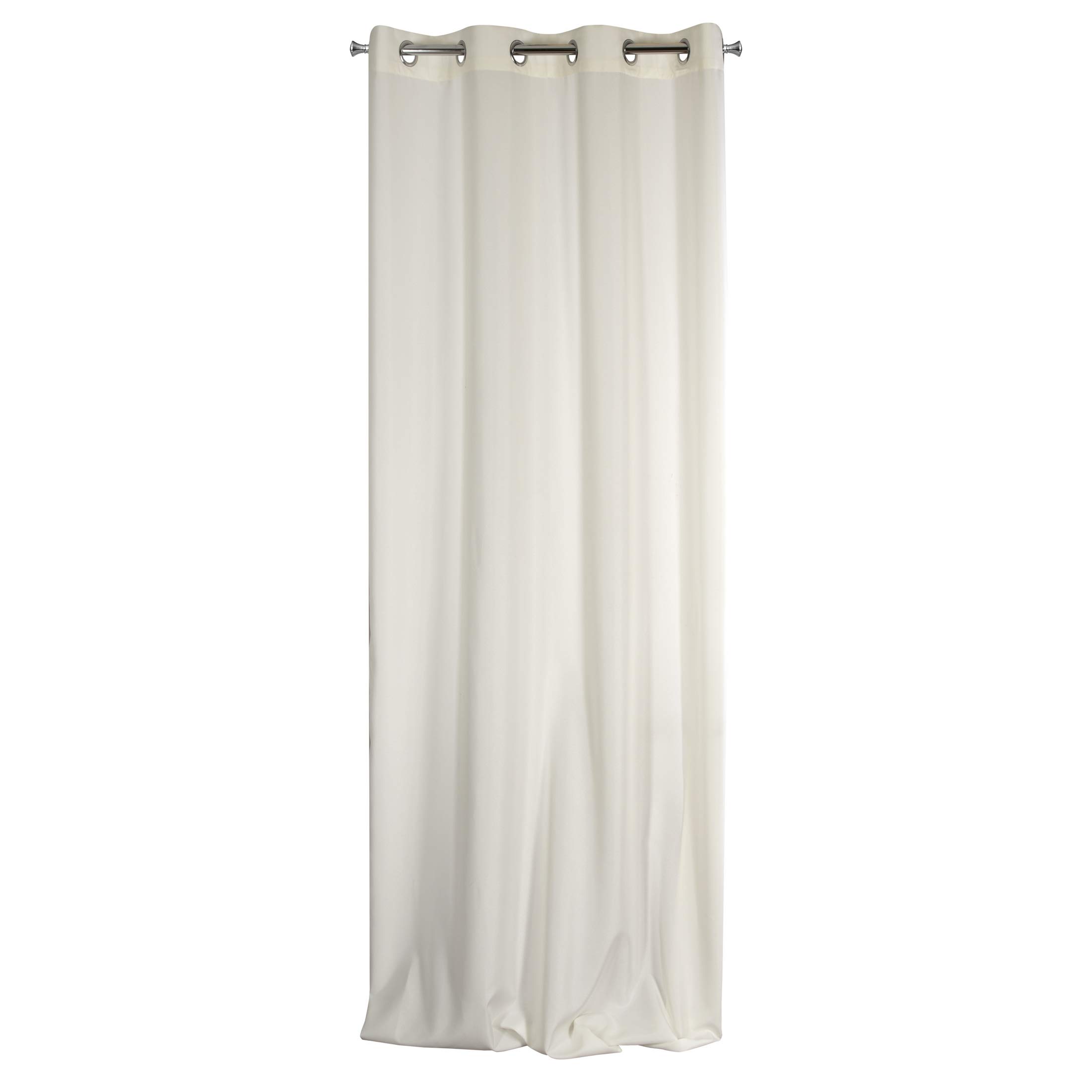 Eurofirany ADORE Semi Sheer Curtain with Eyelets - 1 Unit, Window Curtain, Semi Transparent, for Bedroom Living Room Lounge Kitchen, 140g m², W55 x L98, Ecru