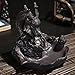 MAYAGU Ceramic Art Craft Carp Dragon Smoke Backflow Incense Burner Holder + 10 Cones