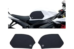 KATIE DEVI New for GSXR600 GSXR750 GSX-R GSXR 600 750 2011-2024 2025 Motorcycle Side Fuel Tank pad Tank Pads Protector Stickers Decal Gas Knee Grip Traction Pad Tankpad (One Set) Black