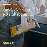 Medela Quick Clean Breast Pump Wipes 30 Count Resealable On-The-Go view 2
