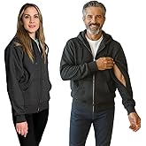 Inspired Comforts Dialysis Port Access Unisex Hoodie with Two Way Arm Access Zip