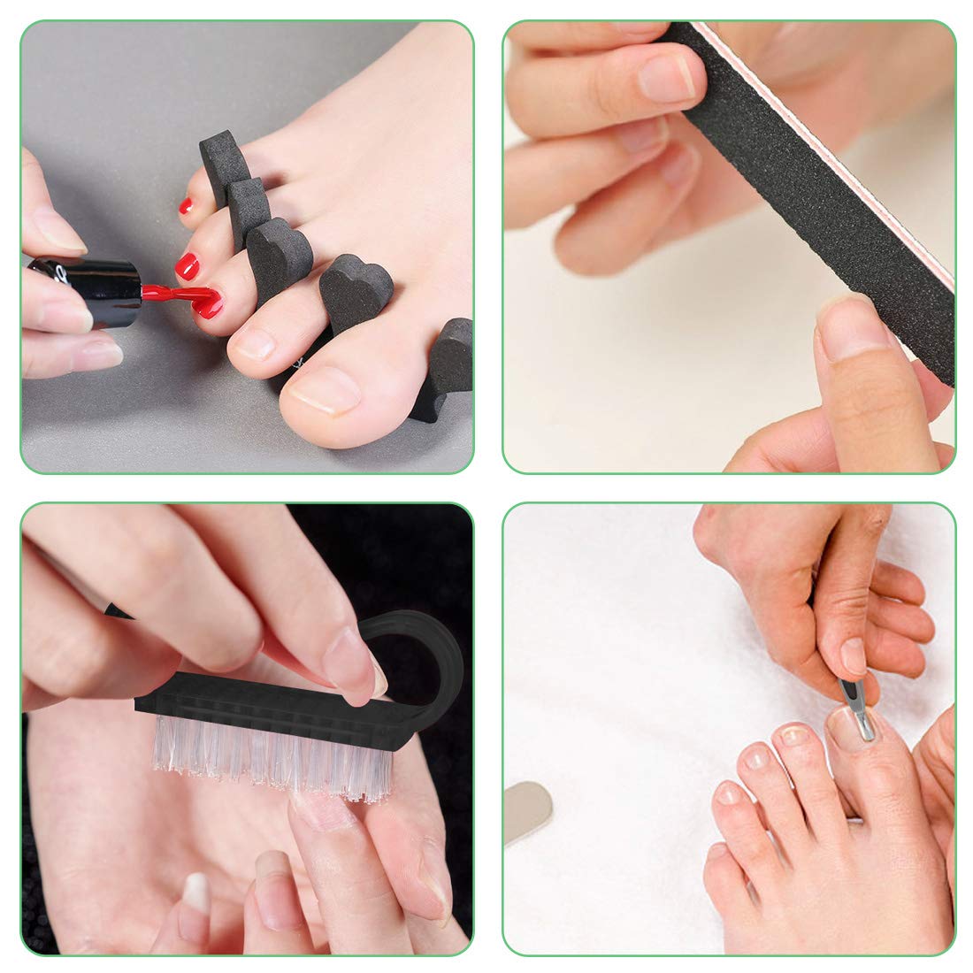 Pedicure Kit Foot File Rasp, Professional Pedicure Tool Set-Removing Hard/Cracked/Dead Skin Callus Corn Remover Foot Scraper, Stainless Steel Foot Care Tools for Men Women Gift : Beauty