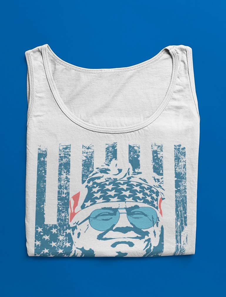 Donald Trump 2020 Tank Murica 4th of July Patriotic American Party USA Singlet: Clothing