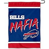 WinCraft Buffalo Bills Mafia Garden Flag Double Sided Banner