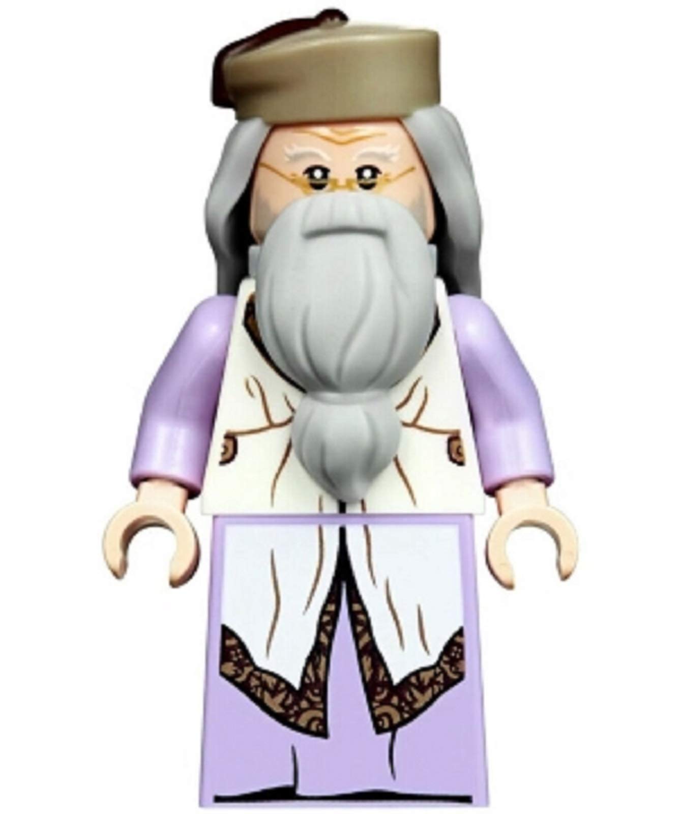LEGO Harry Potter Albus Dumbledore Lavender Robe Minifigure split from 75948 (Bagged)