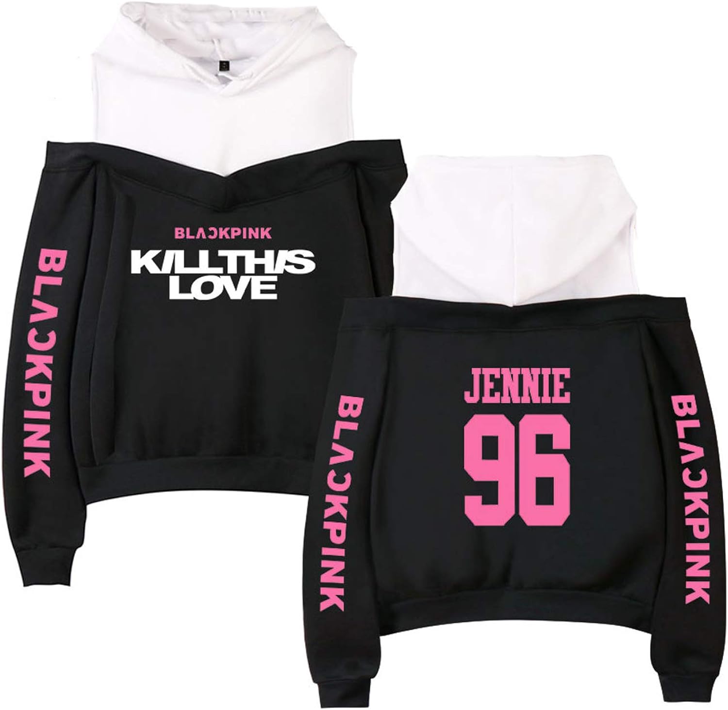 blackpink rose sweatshirt
