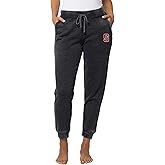chicka-d Women's Slim Fit Joggers NCAA Primary Team Icon Charcoal, Stanford Cardinal, Charcoal, Large