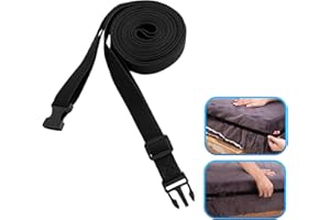 QoeCycth Sheet Fasteners, Adjustable Elastic Bed Sheet Holder Straps, Sheet Holder Band for Corners - Fits All Mattress Sizes