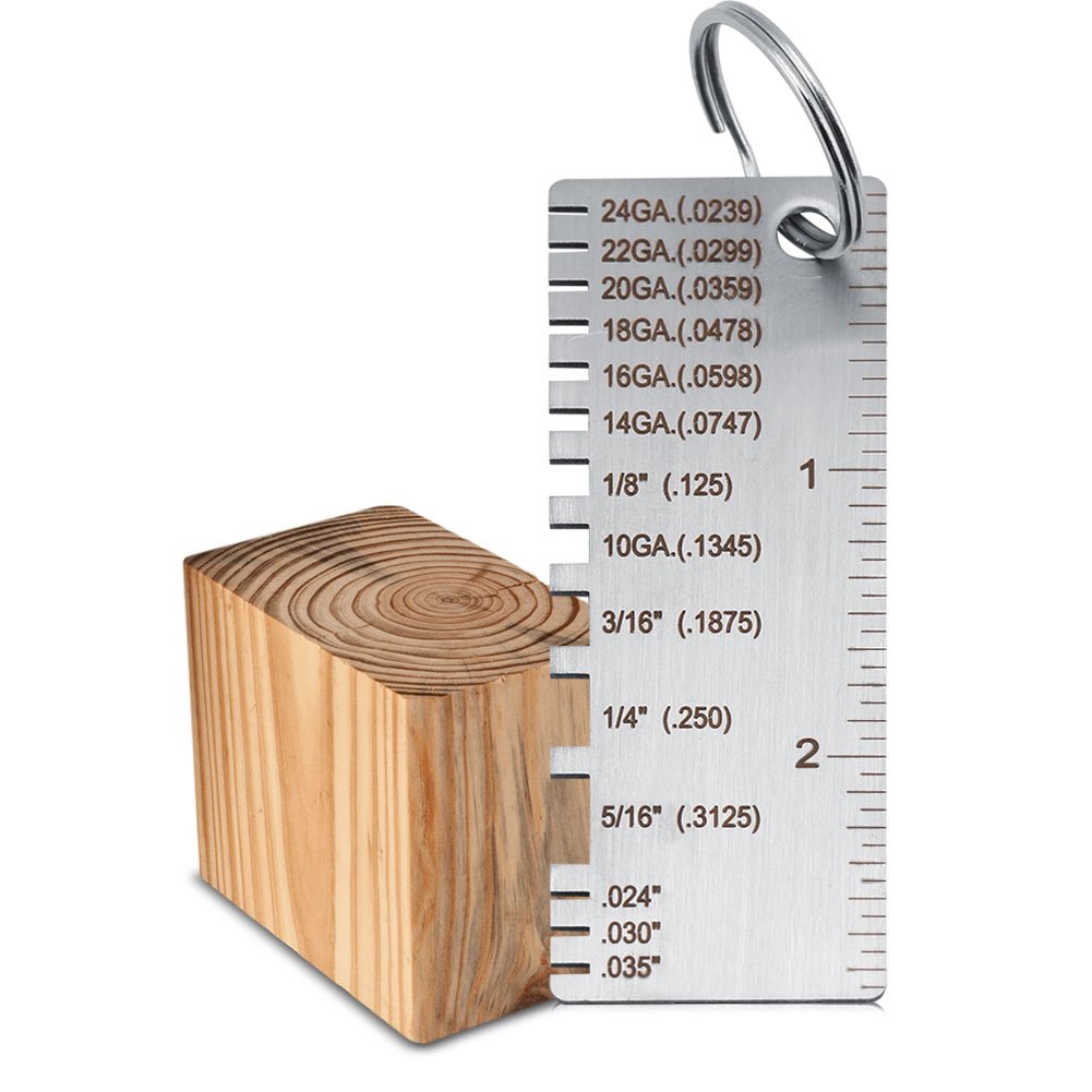 Welding Gage Stainless Steel Wire Metal Sheet Thickness Gauge Welding