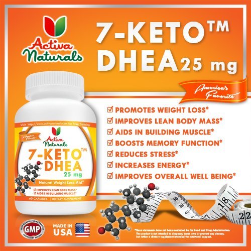 Activa Naturals 7 Keto DHEA Supplement 60 Capsules