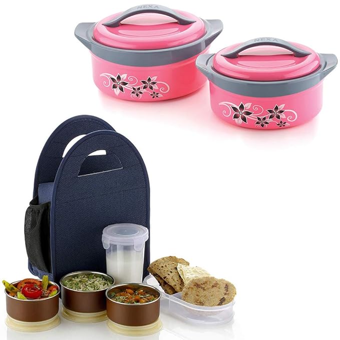 Buy Primelife Combo of 4 in 1 Lunch Box, Airtight Lunch Box with Bag