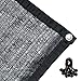 Agfabric 12 X 20ft 50% Sunblock Shade Cloth with Grommets for Garden Patio, Black
