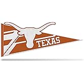 Rico Industries NCAA Texas Longhorns Soft Felt Pennant - EZ to Hang - Home Décor (Game Room, Man Cave, Bed Room)