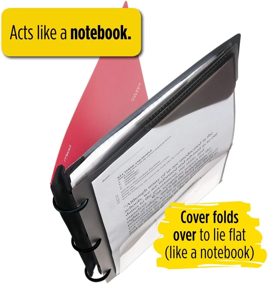 Five Star Flex Hybrid NoteBinder, 1 Inch Binder, Notebook and Binder All-in-One, Purple (29328AB6) : Office Products