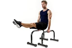 AmazeFan Parallettes Bars, High Steel Push Up Bar Strength Training For Handstands, Calisthenics Bars & Dip Bars, Calisthenic, Push Up Stands Handle for Floor Workouts Calisthenics Equipment ﻿