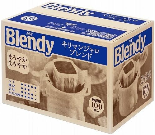 AGF Blendy Drip Pack Coffee Kilimanjaro 100 cups from Japan F/S