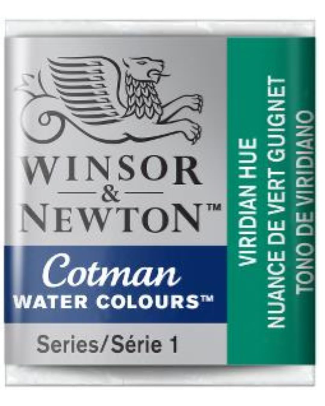 Winsor and Newton Cotman Half Pan Viridian Hue