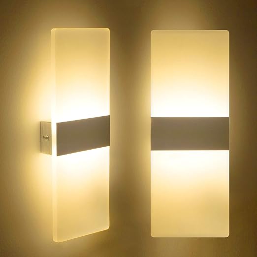 Led Wandleuchte Innen 12w Mordern Wandlampe Acryl Wandbeleuchtung