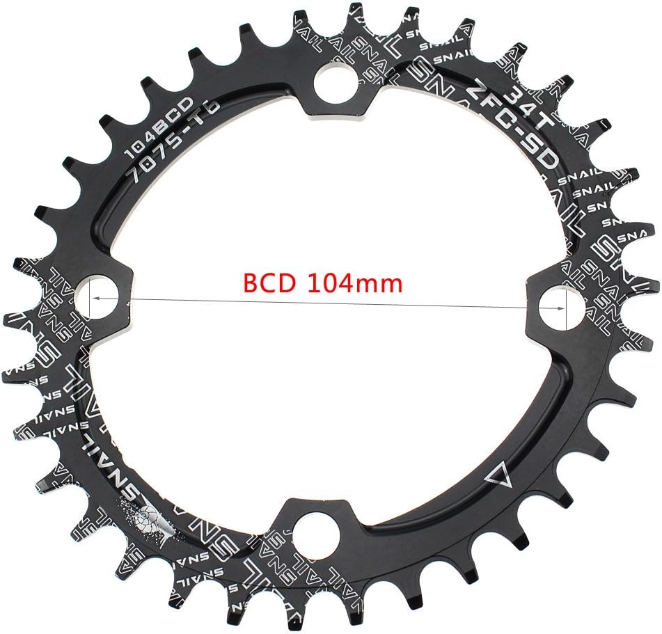 36t oval chainring Clearance