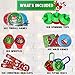 The Twiddlers 100 Pack Christmas Toys - Huge Assortment, Great Stocking Stuffers, Kids Party Bags, Party Favors, Pinata Filler & More