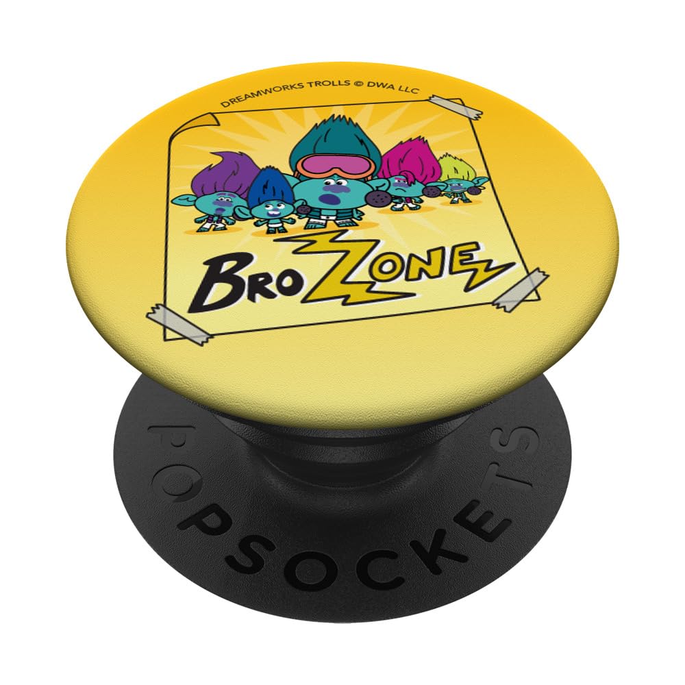 DreamWorks Trolls Band Together BroZone Poster PopSockets Swappable PopGrip